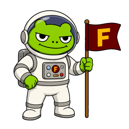 Froggy astronaut