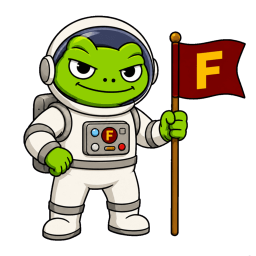Froggy astronaut